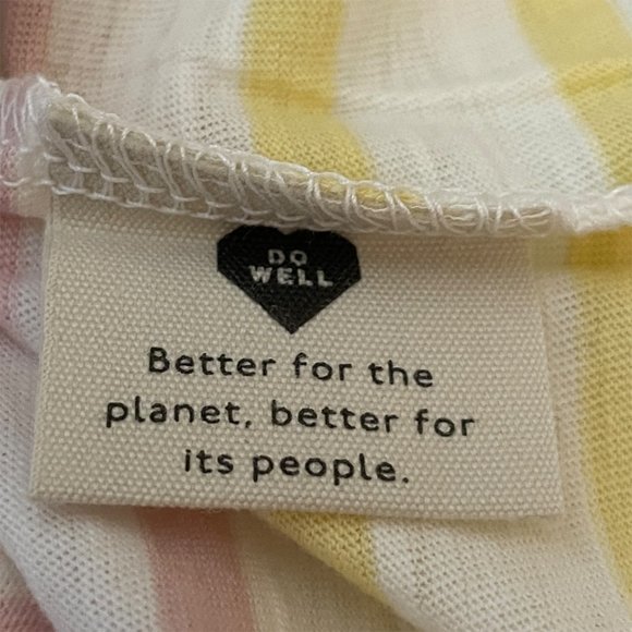 Madewell Whisper Stripe V-neck Tee - Picture 11 of 13